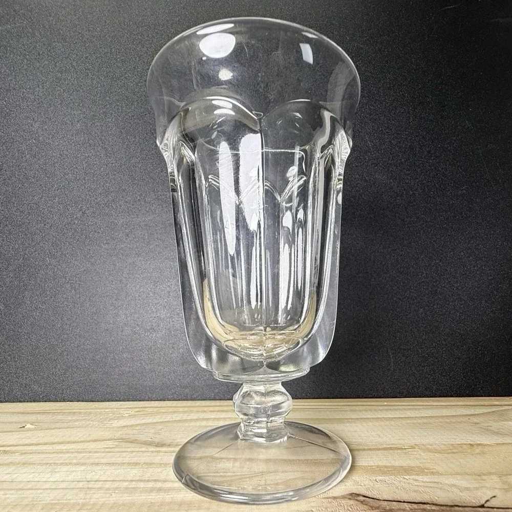 Vintage‎ Mixed Footed Parfait Milkshake Ice Cream Soda Fountain Glasses Set of 3